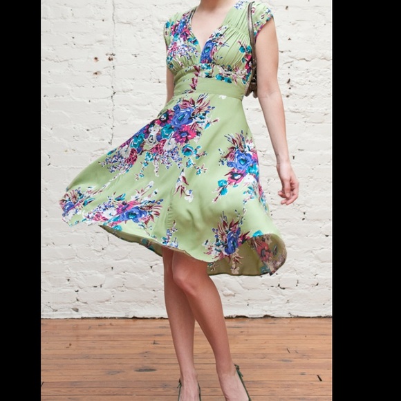 Trashy Diva Olivine 1940s dress 2 - Picture 1 of 5